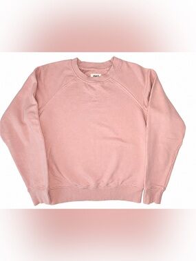 Pact Pink Crewneck Sweatshirt Organic Cotton Size S